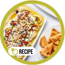 (Recipe) Greek Layered Hummus Dip